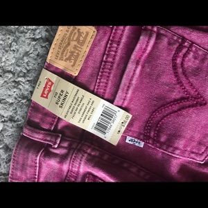 Pink girl jeans